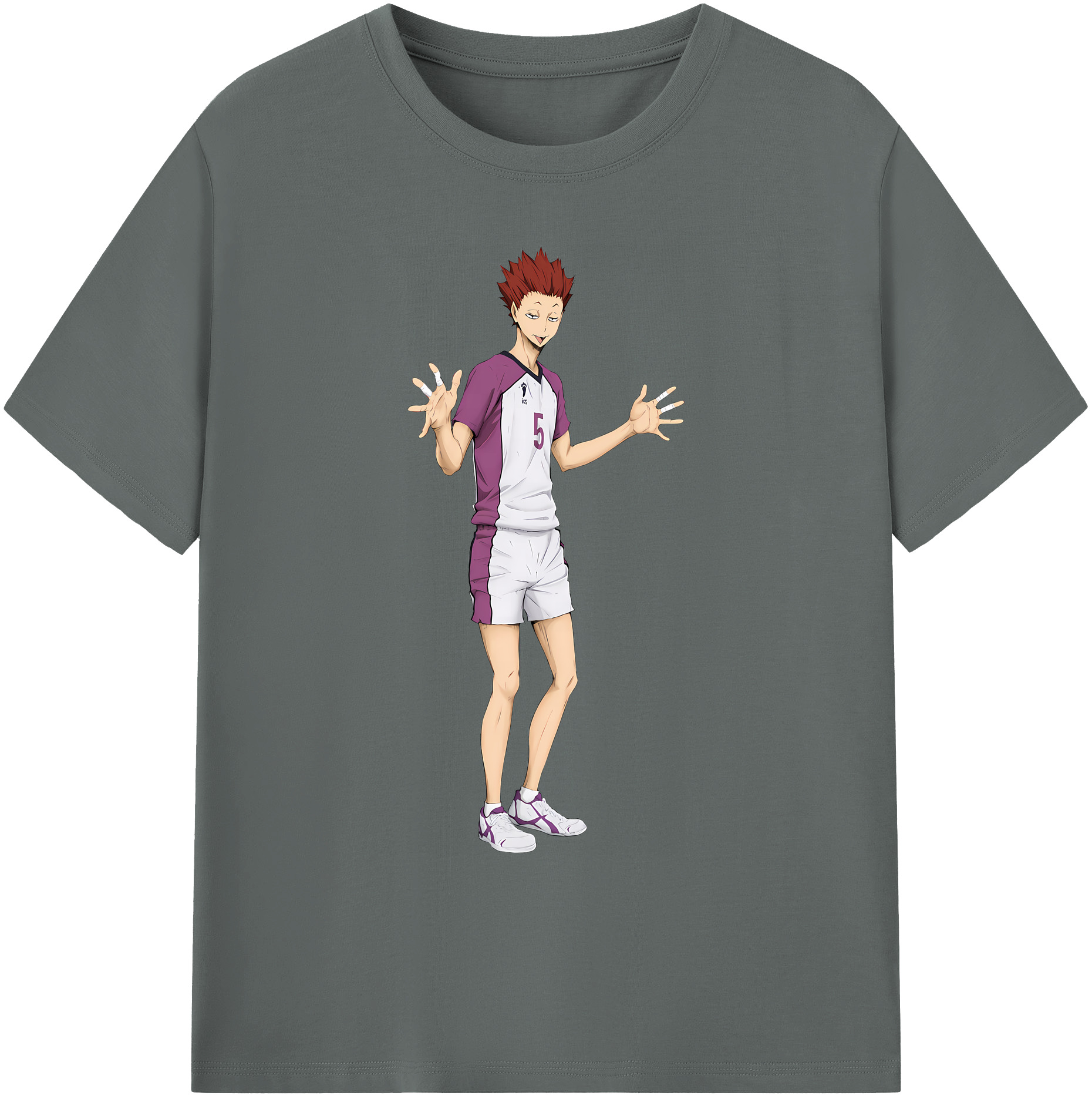 （画像用） ハイキュー!! Haikyu!! 綿100％ メンズ半袖Tシャツ｜肌触りやわらか＆通気性